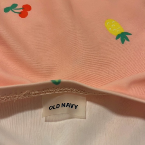 Old Navy One-Piece Swimsuit with Mixed Fruit 12-18M - Picture 3 of 5